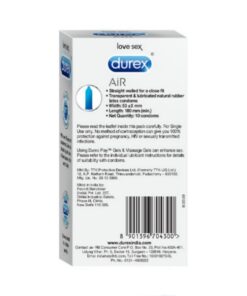 نمای جایگزین از کاندوم نازک دورکس مدل AIR بسته 10 عددی
