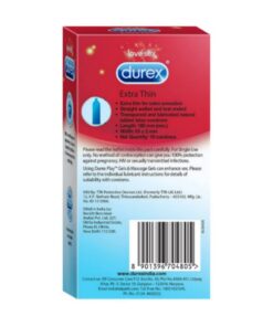 نمای جایگزین از کاندوم نازک دورکس مدل EXTRA THIN SENSATION بسته 10 عددی