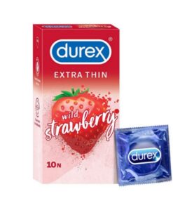 کاندوم نازک دورکس با رایحه توت فرنگی بسته 10 عددی