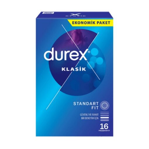 کاندوم دورکس مدل کلاسیک بسته 16 عددی Klasik/Classic