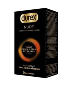کاندوم دورکس مدل بدون لاتکس بسته 24 عددی Nude Latex Free