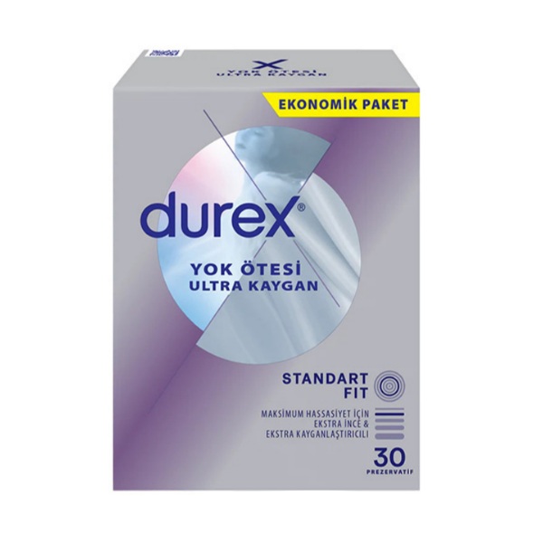 کاندوم دورکس مدل بسیار نازک بسته 30 عددی Yok Otesi Ultra kaygan