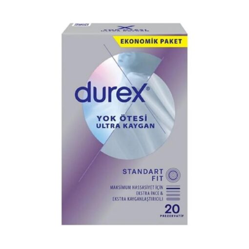 کاندوم دورکس مدل بسیار نازک بسته 20 عددی Yok Otesi Ultra kaygan