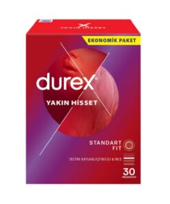 کاندوم دورکس نازک بسته 30 عددی Yakin hisset Standard Fit