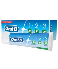 خمیردندان اورال‌ بی مدل Oral B 1.2.3 حجم 75 میل