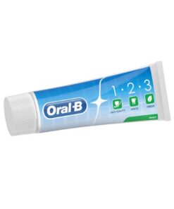 نمای جایگزین از خمیردندان اورال‌ بی مدل Oral B 1.2.3 حجم 75 میل