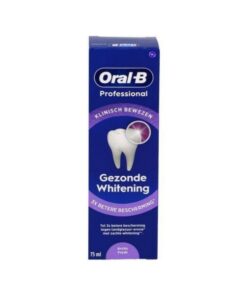 خمیر دندان اورال بی آلمانی سفیدکننده و ضد پوسیدگی مدل Oral B professional gesonde whitening حجم 75 میل
