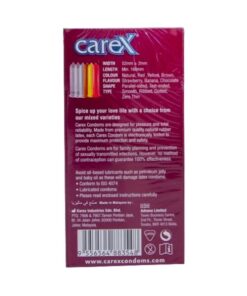 نمای جایگزین از کاندوم CareX مدل Multi Pleasure بسته 12 عددی