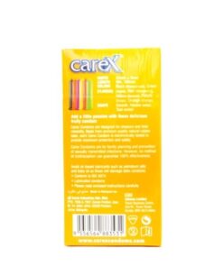 نمای جایگزین از کاندوم CareX مدل Assorted Flavours بسته 12 عددی