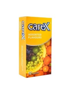 کاندوم CareX مدل Assorted Flavours بسته 12 عددی