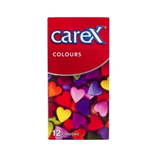 کاندوم CareX مدل Colours بسته 12 عددی